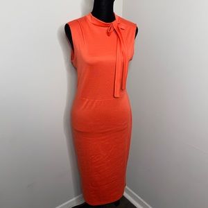 Orange dress